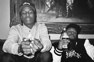 A$ap Rocky & Schoolboy Q Wall Posters Rap Hip Hop Asap Print Sz: A4 A3 A2 A1 A0 • £8.99