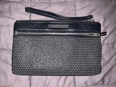 Michael Kors Clutch Used 9 1/2 Inches Black  Used In Good Condition  • $40