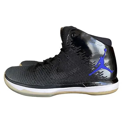 Nike Air Jordan 31 XXXI Space Jam Basketball Shoes Mid Top Black UK 9.5 EU 44.5 • £59.95
