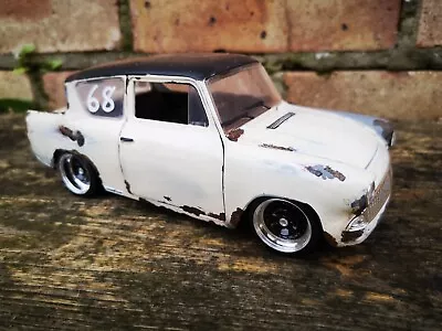£95 • Buy 1/24 1/18 1959 FORD ANGLIA 105e Custom Modified Rat Look Track Car