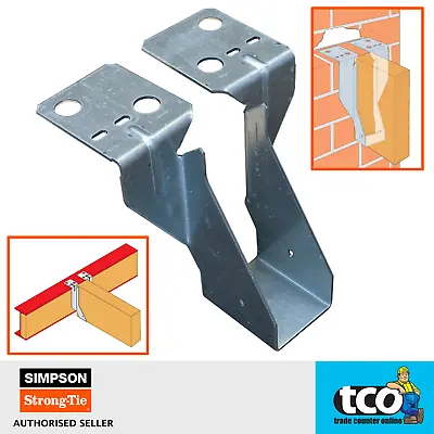 £6.29 • Buy Simpsons Joist Hanger JHM | Timber Joists / Truss To Masonry Wall Or Steel Beam