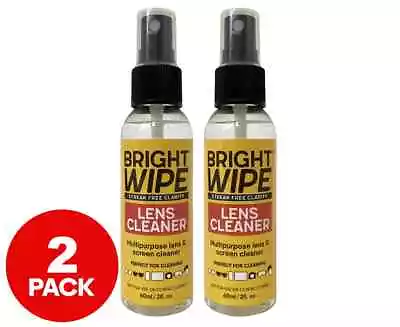 2x Lens Cleaning Solution Handy Lens Cleaner Spray Alcohol Free Multi Use - 60ml • $8.59