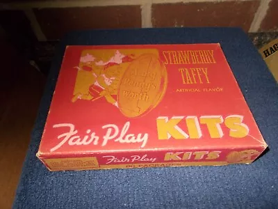 Vintage 1940’s Candy Box-Strawberry Taffy Graphics -  Country Store Advertising • $40