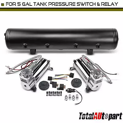 1 Set Air Suspension Compressor For 5Gallon 9 Port Air Tank 580 Air Compressors • $249.99