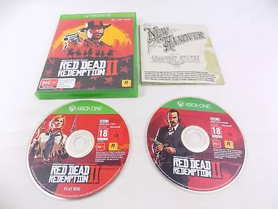 Mint Disc Xbox One Red Dead Redemption II - Inc Map Free Postage • $34.90