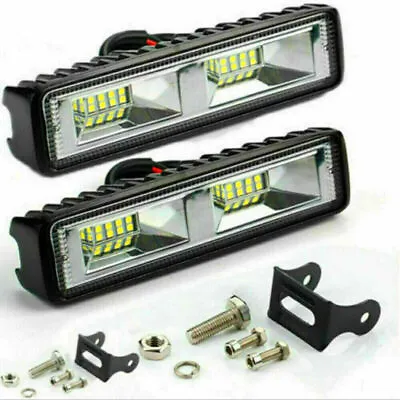 2x 48W LED Work Light Bar Flood Spot Lights Driving Lamp Offroad Car SUV 12V UK • £8.99