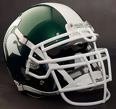 *CUSTOM* MICHIGAN STATE SPARTANS NCAA Schutt XP GAMEDAY Replica Football Helmet • $259.99