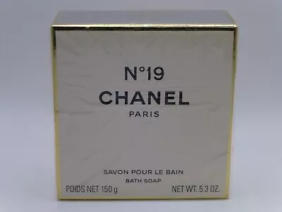 CHANEL N°19 Bath Soap 150g Savon Pour Le Bain - New Boxed & Sealed/Discontinued • £59.89