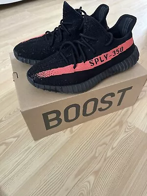 Adidas Yeezy Boost 350 V2 Low Red Stripe- Uk Size 11 • £160