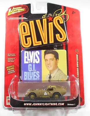 Johnny Lightning 2007 LE Elvis Presley GI Blues 1966 Shelby Cobra Daytona - NIP • $15.99