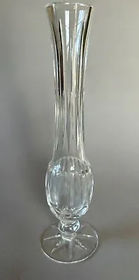 Vintage Signed WATERFORD Crystal 9 1/4 Inch Tall FLOWER BUD VASE Free Shipping • $33.95