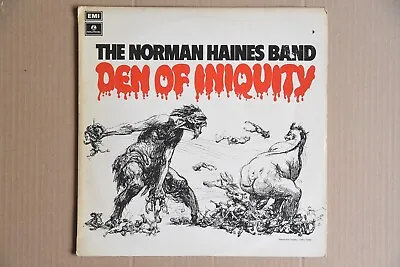 The Norman Haines Band Den Of Iniquity LP Mega Rare UK Parlophone 1971 Superb! • £1750