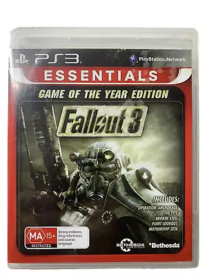 Fallout 3 Game Of The Year Edition - Sony PlayStation 3 PS3 Game PAL • $18.84