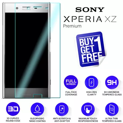 For Sony Xperia XZ Premium Tempered Glass Screen 9H Protector Film Clear G8141 • $3.29