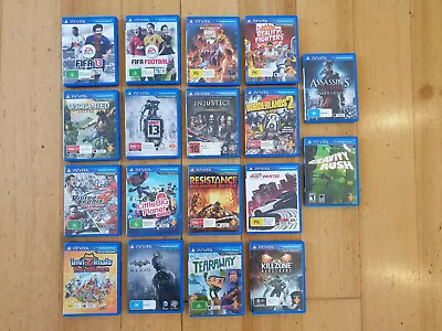 PS Vita Games Playstation PSV - Huge Range Multiple Copies Cheap Tracked Postage • $54.95