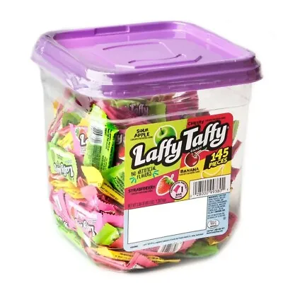 Laffy Taffy Assorted Mini Fruit Chews Tub 1.4kg • £23.99