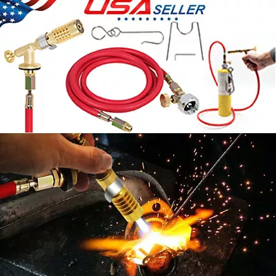 MAPP MAP-Pro Propane Gas Welding Torch Plumbing Soldering Mini With 1.6M Hose US • $23.49