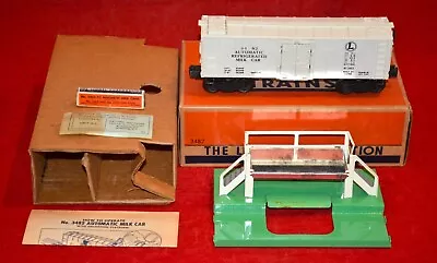 Original Lionel 3482 Operating Milk Car & Platform In Ob - Postwar - No Reserve • $56