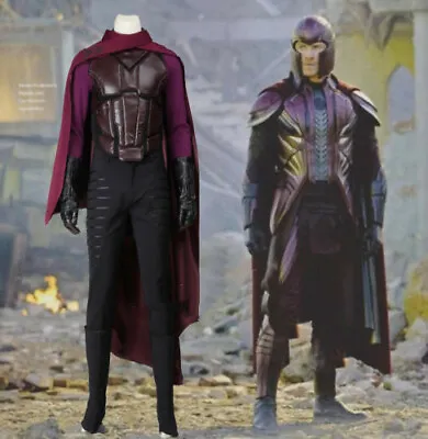 X-Men: Days Of Future Past Costume Magneto Erik Lensherr Costume Halloween Suit • $124.99