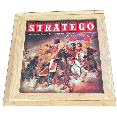 $10 • Buy STRATEGO Board Game Milton Bradley Nostalgia Series Wooden Box Complete