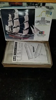 Older Revell Uss Constitution Sailing Ship Scale Model Kit • $25