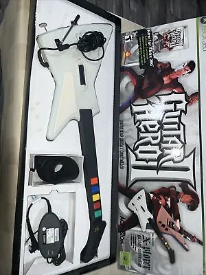 $126 • Buy Guitar Hero II (Microsoft Xbox 360, 2006) Boxed  Strap USB Connector