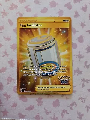 Pokemon TCG SWSH Pokemon Go Gold Egg Incubator 087/078 NM/M • $12