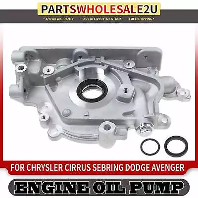 Engine Oil Pump For Chrysler Sebring Dodge Avenger Mitsubishi Eclipse 1995-1999 • $49.99