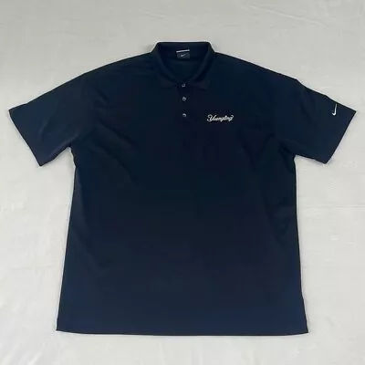 Nike Golf Dri-Fit Yuengling Black Polo Shirt Mens XXL • $24