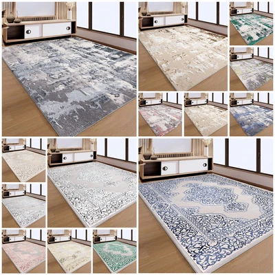 £16.99 • Buy Non Slip Large Area Rugs Hallway Runner Rug Living Room Carpet Bedroom Floor Mat