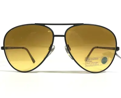 Vintage Serengeti Sunglasses 5128S Kilimanjaro Matte Black With Yellow Lenses • $99.99