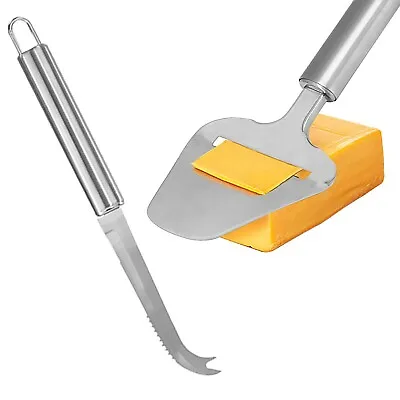 Stainless Steel Cheese Knife Slicer Planer Grater Cutter Blade FULL METAL HANDLE • £4.78