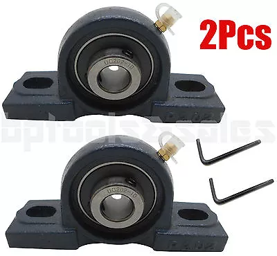 (2 Pcs) 5/8  Pillow Block Bearing With Housing UCP202-10 Solid Base P202 • $22.99