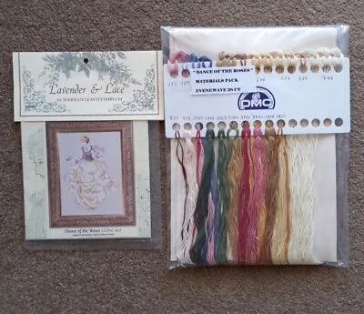  Lavender & Lace Kit Dance Of The Roses Cross Stitch Kit With Rainbow Gallery • £89.99