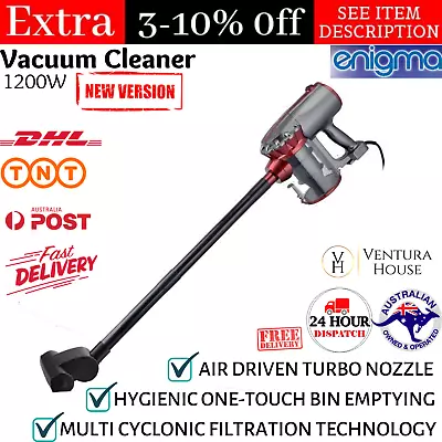 1200W Motor Powerful Vacuum Cleaner 0.5L Bin Hand Stick Pet Hair Handheld Vax AU • $112.47