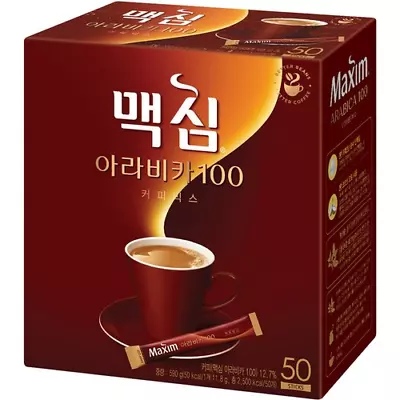 Maxim Arabica 100 Coffee Mix 11.8g X 50pcs 1EA • $36.91