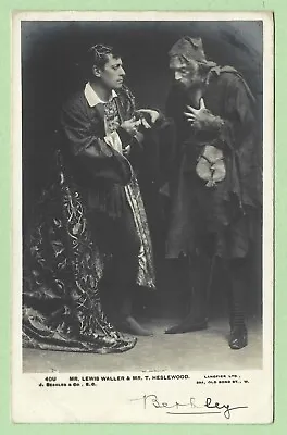 [8319] Theatre  Romeo & Juliet  Postcard Mr. Lewis Waller & Mr. T. Heslewood • £1.95