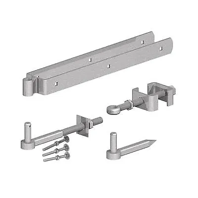 Gate Hinge Set Adjustable Galvanized 24  • £35.34