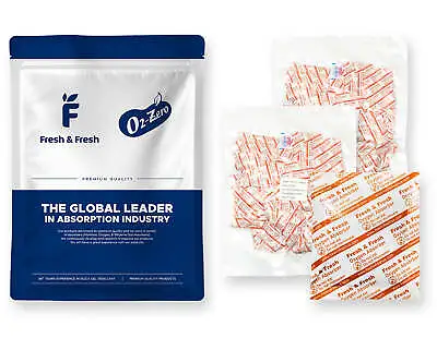 Fresh & Fresh (100 Packet) 500 CC Premium Oxygen Absorbers (2 Bag Of 50 Packet) • $16.99