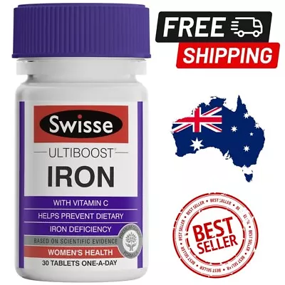 Swisse Ultiboost Iron 30 Tablets • $7.59