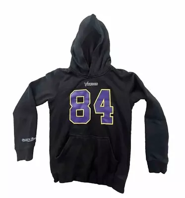 Mitchell & Ness Minnesota Vikings NFL Randy Moss Black  Hoodie Youth Medium • $19.93