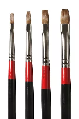 Daler Rowney Georgian Sable Bright Long Handle Oil Brush • £6.99