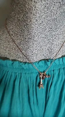 Adorable Betsey Johnson Eiffel Tower & Mustache Charm Pendant Necklace - NWT • $19.99