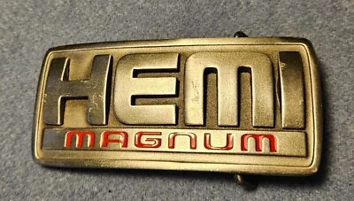 Dodge HEMI Magnum Emblem Badge Belt Buckle Decal Mopar Muscle Car • $20