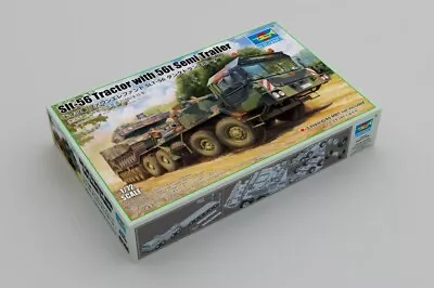 Trumpeter 07196 1/72 Slt-56 Tractor With 56t Semi Trailer • $54.52