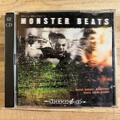 Monster Beats Chris Whiten Zero-G 2 Disc CD Sample Loop Electronic Beats MP3 WAV • $44