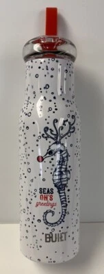$12 • Buy Built Flip Top Vacuum Insulated Stainless Steel Water Bottle Seas On's Greetings