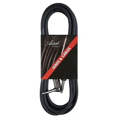 $21 • Buy Artist GX10R 10ft (3m) Deluxe Guitar Cable/Lead - 1 Right Angle