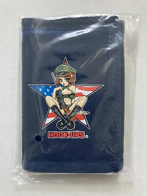 Hook Ups Skateboard Wallet American Military Army Soldier Girl Vtg 90s Y2k Skate • $299.99