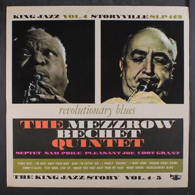 MEZZROW-BECHET QUINTET: Revolutionary Blues STORYVILLE 12  LP 33 RPM UK • $15